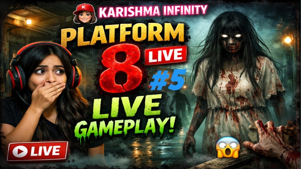 LIVE : Platform 8 Horror Game 🔴 | Terrifying Gameplay ! Epesode 5