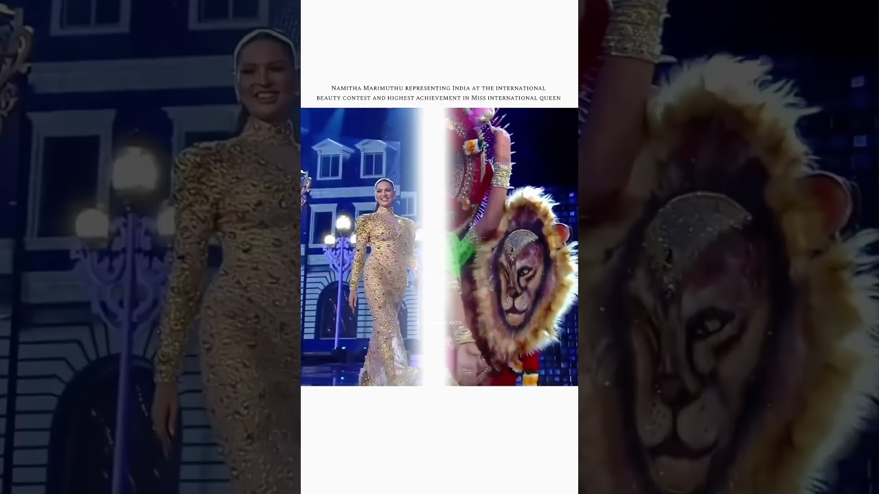 Namitha marimuthu representing India in Miss international queen 