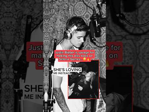 Justin Bieber is savage for making this diss track on Selena Gomez…😳🔥 #justinbieber #jb #shorts