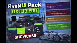 FiveM UI Pack | ox_lib Edit | Horizon Studios