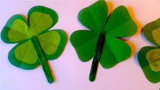How to Make a Shamrock Fan for St. Patrick's Day - Easy Craft for Kids