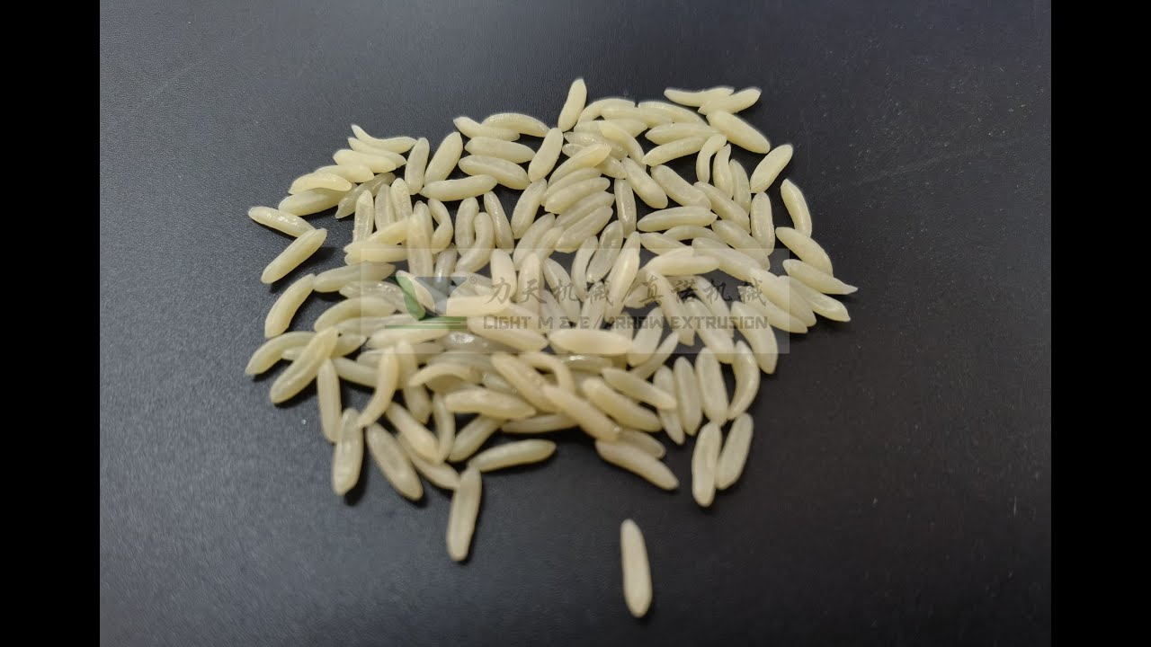 Fortified RICE FRK RICE KENEL EXTRUDER MACHINE WORKING VIDEO IN Fortified RICE FRK RICE KENEL EXTRUDER MACHINE WORKING VIDEO IN