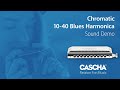 Губная гармошка Cascha Chromatic 10-40 Blues Harmonica HH 2272