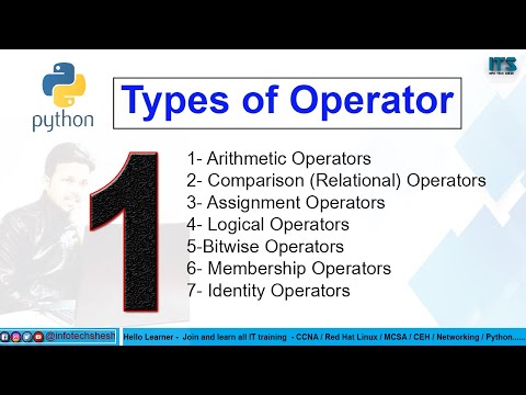 5 - Python | What is Operator ?  Types ? | How to Use Operators ? in Hindi