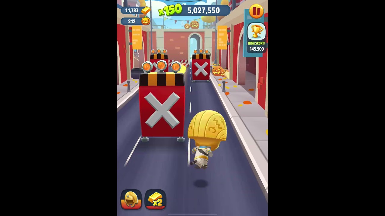 Talking Tom Gold Run Gameplay: Mummy Tom’s Halloween Adventure in a City 👻 🎃