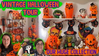 2022 VINTAGE HALLOWEEN Decorate With Us! HUGE COLLECTION TOUR Retro and Vintage Halloween Aesthetic