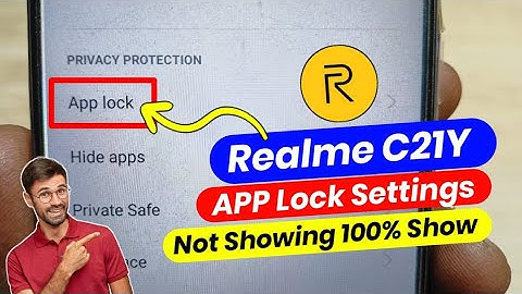 realme c21y app lock setting not showing | realme c21y me app lock show nahi ho raha | realme c21y