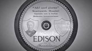 Contralto Eleonora De CISNEROS: Ah! quel giorno  (1913)