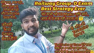 RRC /RRB Group-D , में 90 Marks के लिए,  मैंने कौन -सी Test Series Join की थी, और 1 हफ्ते में Test?