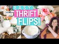 5 Awesome Thrift Flips that ANYONE can do with items you can ALWAYS find at Thrift Stores! 🙌