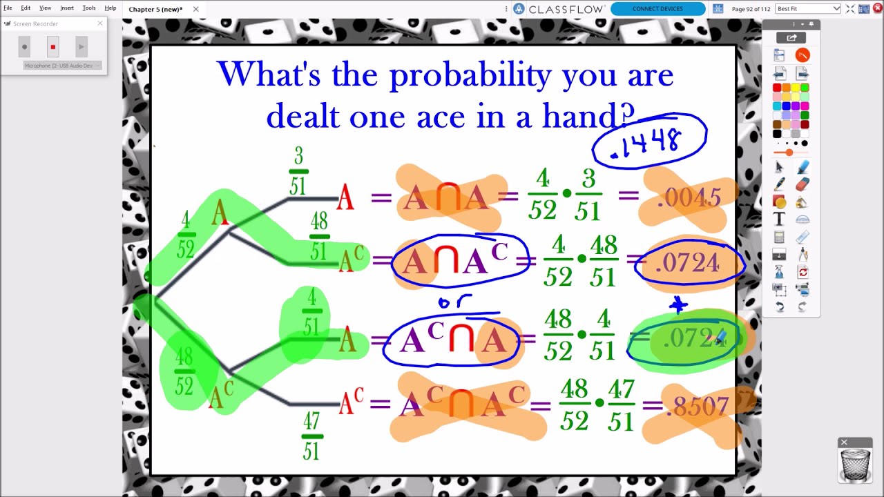 AP Statistics Chapter 5 Video 5 1 General Multiplication Rule 