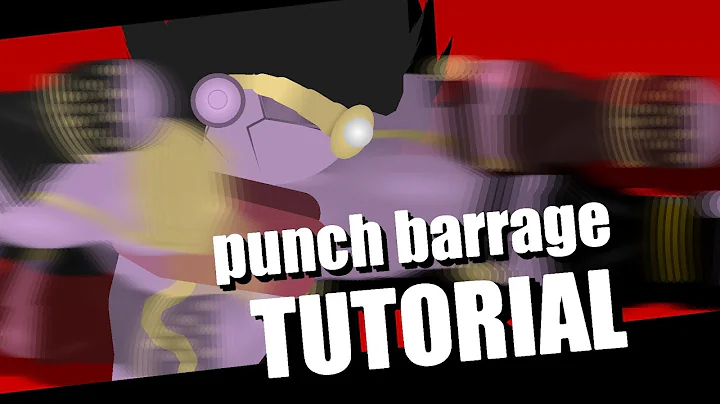 punch barrage tutorial - JoJo's bizarre adventure - sticknodes