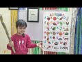 A to Z English alphabets with Sugarcane stick #kidslearning