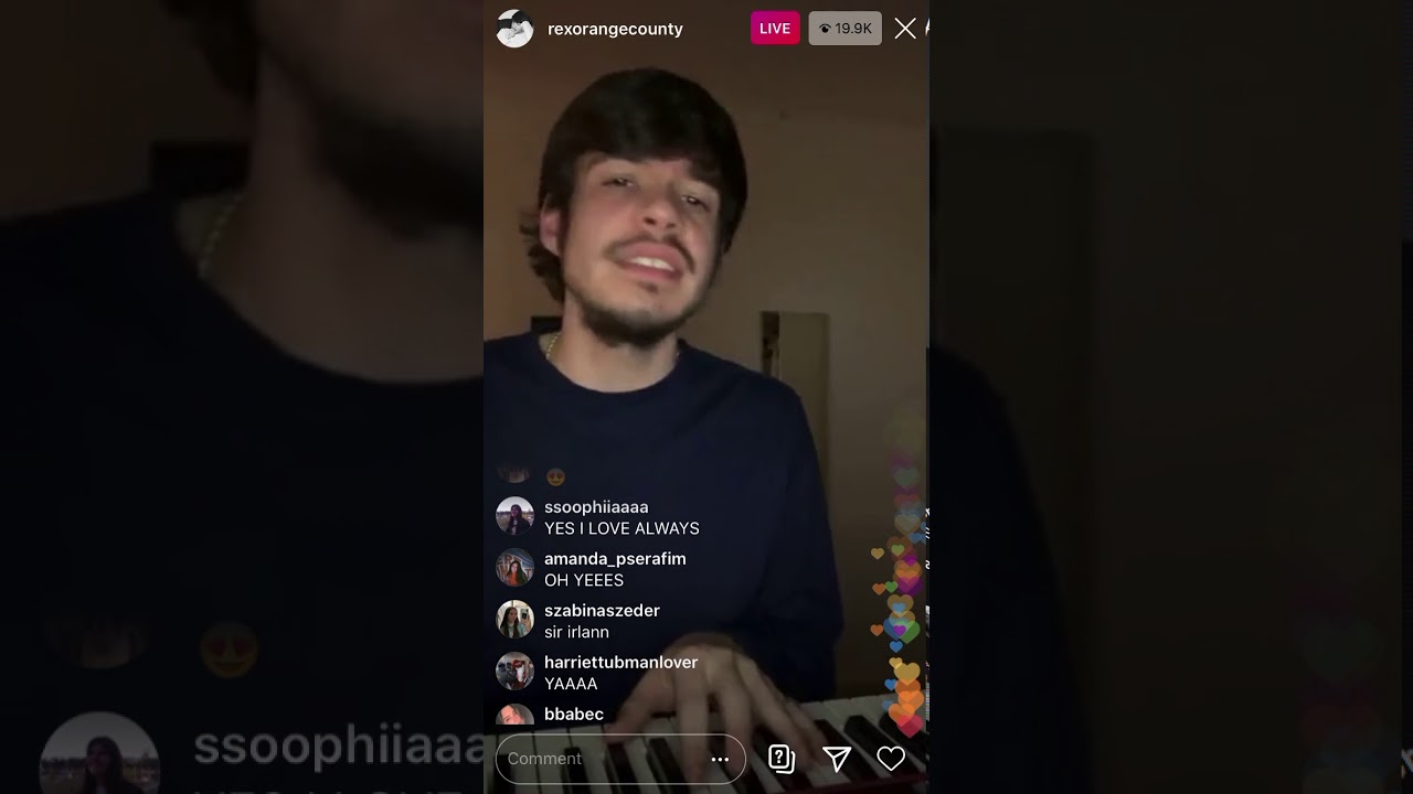 Watch: Rex Orange County previews a new song via Instagram Live +