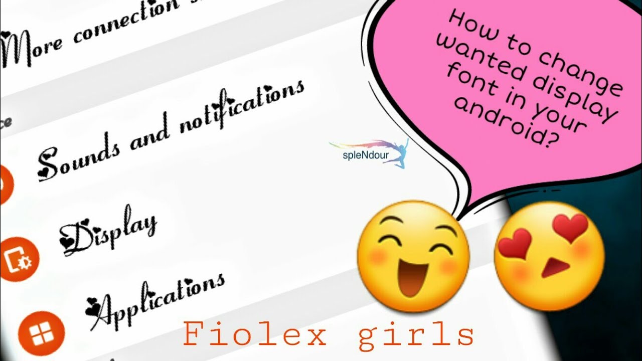 Download How To Change Font Front Style Display In Your Android Wanted Font Fiolex Girls Youtube 3D SVG Files Ideas | SVG, Paper Crafts, SVG File
