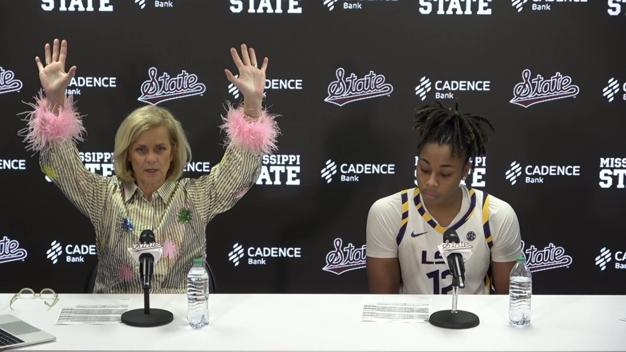 LSU Kim Mulkey WIN over Miss. St. postgame