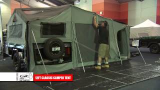 GIC CAMPERS 12ft DELUXE CAMPER TENT SETUP screenshot 2