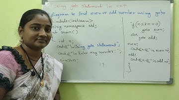 Cpp||Using goto Statement in C++ || C++ Both in Telugu And English || Telugu Scit Tutorials