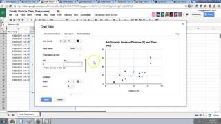 Scatter Plot Basics with Google Docs