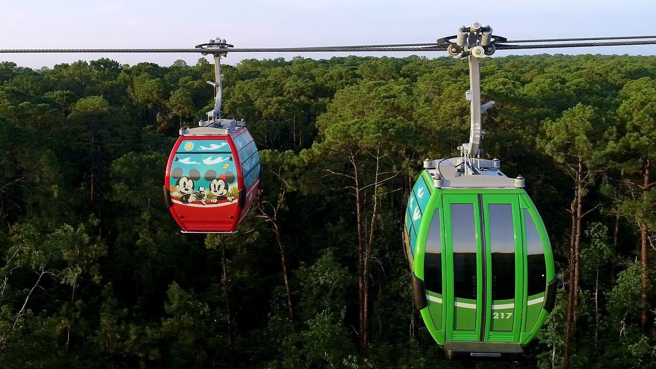 newspaper mockup Disney Skyliner takes flight