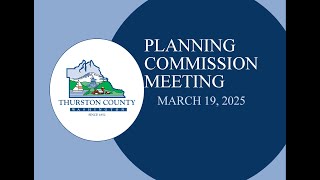 March 19, 2025 Planning Commission Meeting