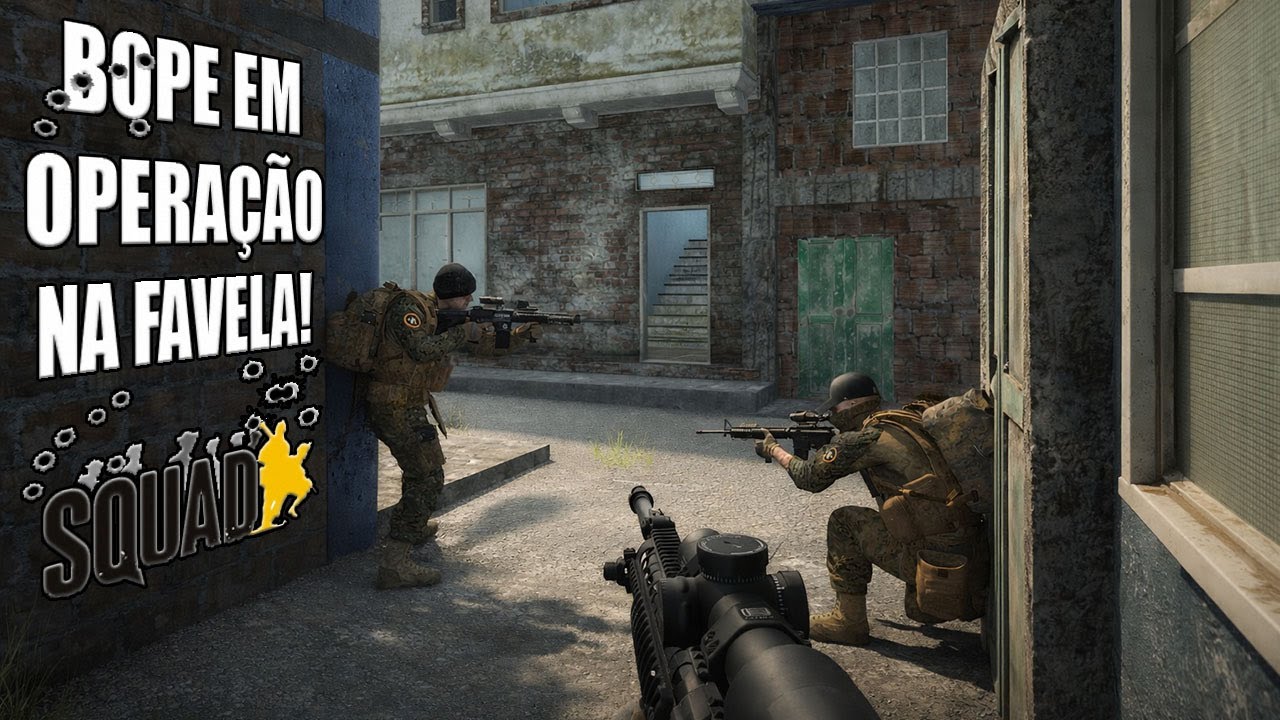 BOPE EM OPERAÇÃO NA FAVELA!🚨💀 MUITO TIRO😱 - SQUAD