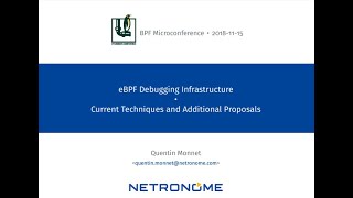 Famous eBPF Debugging Infrastructure - Current Techniques and Additional Proposals Wealth