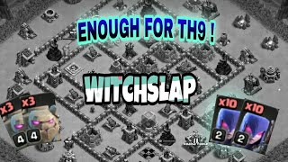 BEST EVER TH9 ATTACK STRATEGY ! WITCHSLAP TH9 | CLASH OF CLANS - COC