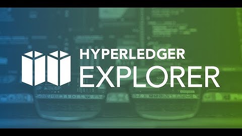 Hyperledger Explorer Setup for my Network