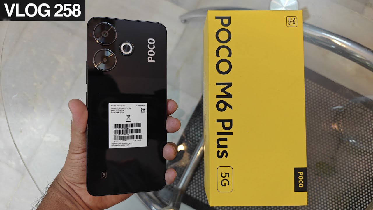 POCO M6 Plus 5G Graphite Black (8GB+128 GB) | NISCHAL heartbeat