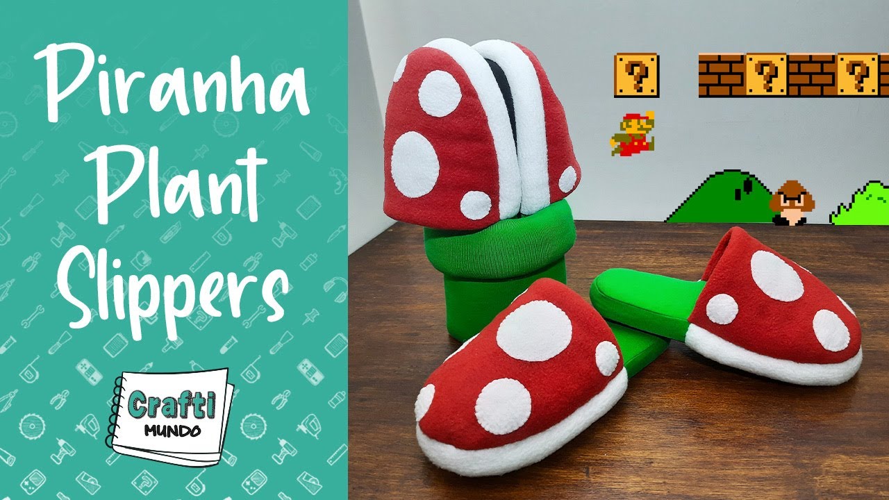 Piranha Plant Slippers (Pantuflas Planta Piraa)