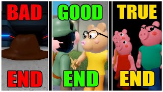 Piggy - CHAPTER 12 - All 3 Endings! (GOOD, TRUE, BAD) [ROBLOX]