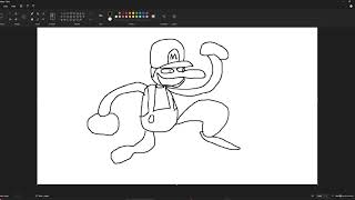 HOW 2 DRAW SAPUR MORIO (a parody of sanic.)