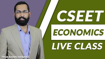 CSEET Live Classes : Economics & Business Environment