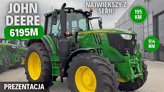 JOHN DEERE 6195M - największy z serii 6M | Prezentacja / test ciągnika