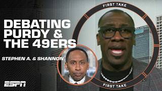 Stephen A. \& Shannon Sharpe DEBATE 👉 Can Brock Purdy take the 49ers over the hump? 🤔 | First Take