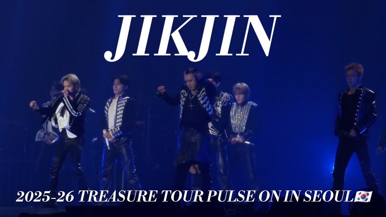 [4K] 251012 JIKJIN - TREASURE TOUR PULSE ON IN SEOUL🇰🇷