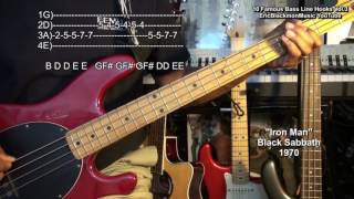 10 Famous MUST KNOW Bass Guitar Hook Riffs With TABS FunkGuitarGuru Funk chords