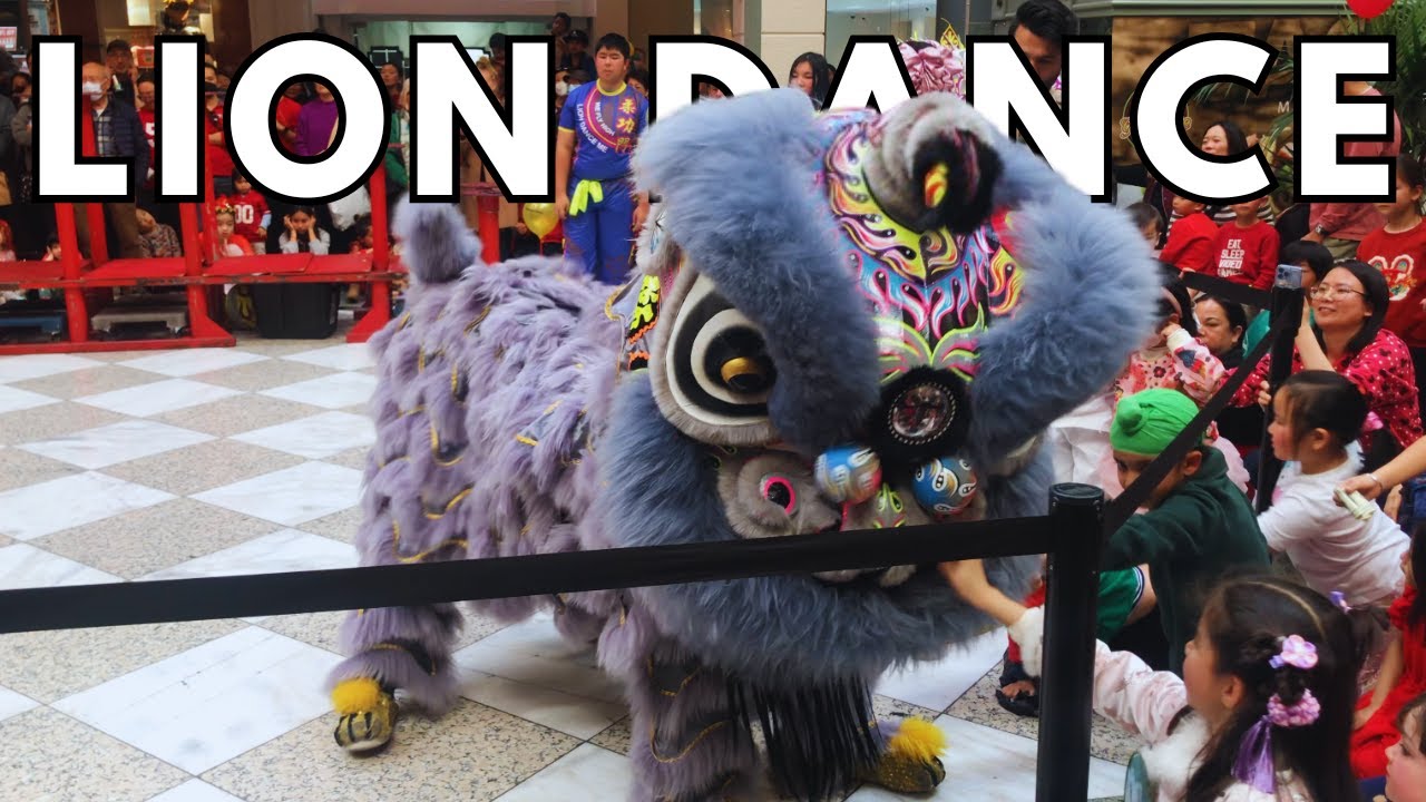 Chinese New Year 2024 Lion Dance, San Mateo Hillsdale Mall