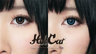 [REVIEW] Geo Holicat Cutie Cat Brown x Funky Cat Blue Lens + INTERNATIONAL GIVEAWAY! (Closed)