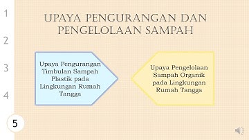 VIDEO PRESENTASI PROJECT AKHIR APLIKASI KOMPUTER 1 (UPAYA MENGURANGI TIMBULAN SAMPAH DAN LIMBAH)