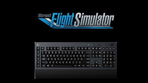 FS2020: Flying Using the Keyboard Only?? + My settings and Tips!