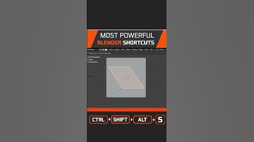 Blender: Shear along an axis - Shear Tool #blendertutorial #blender3d #b3d
