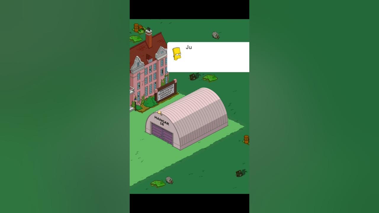 WHATS IN Hangar 18!? in Simpsons Tapped Out YouTube