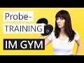 Probetraining im Fitnessstudio | FIT für den Sommer