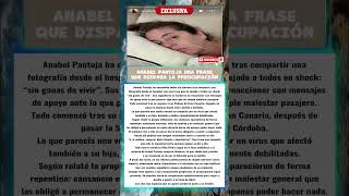 Anabel Pantoja rompe el silencio desde el hospital tras horas