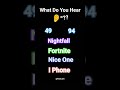What Do You Hear👂?? || Hearing Challenge || #12345678challange✅✅ #riddle_challenge #shorts