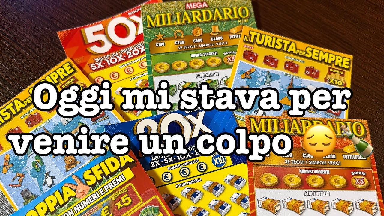 Per poco non mi veniva un colpo con questi gratta e vinci 🤯🎆