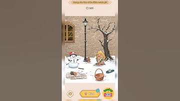 Brain Puzzle Tricky Quest | Level 3 Match Girl Change the fate of the little match girl Walkthrough