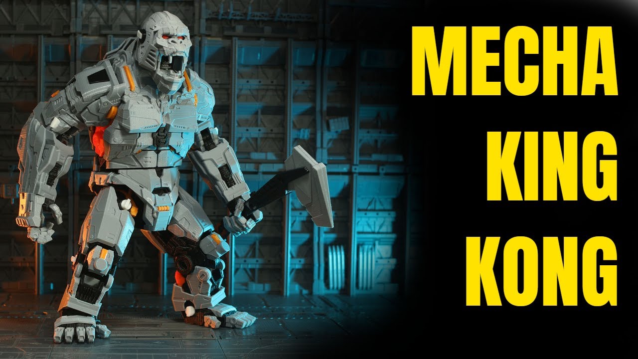 Make My Own Version Of MECHA KING KONG toy [3d printed] 